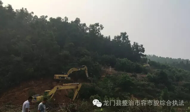 住建局、城监大队保障仁深高速道路清表施工行动简报