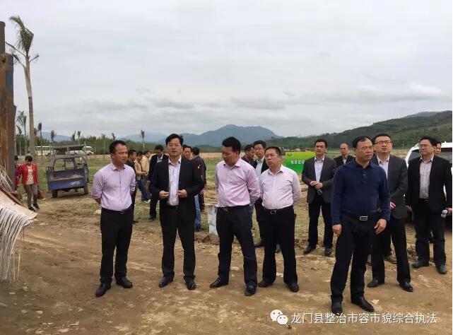 县领导率队整治违法建设违法用地行为